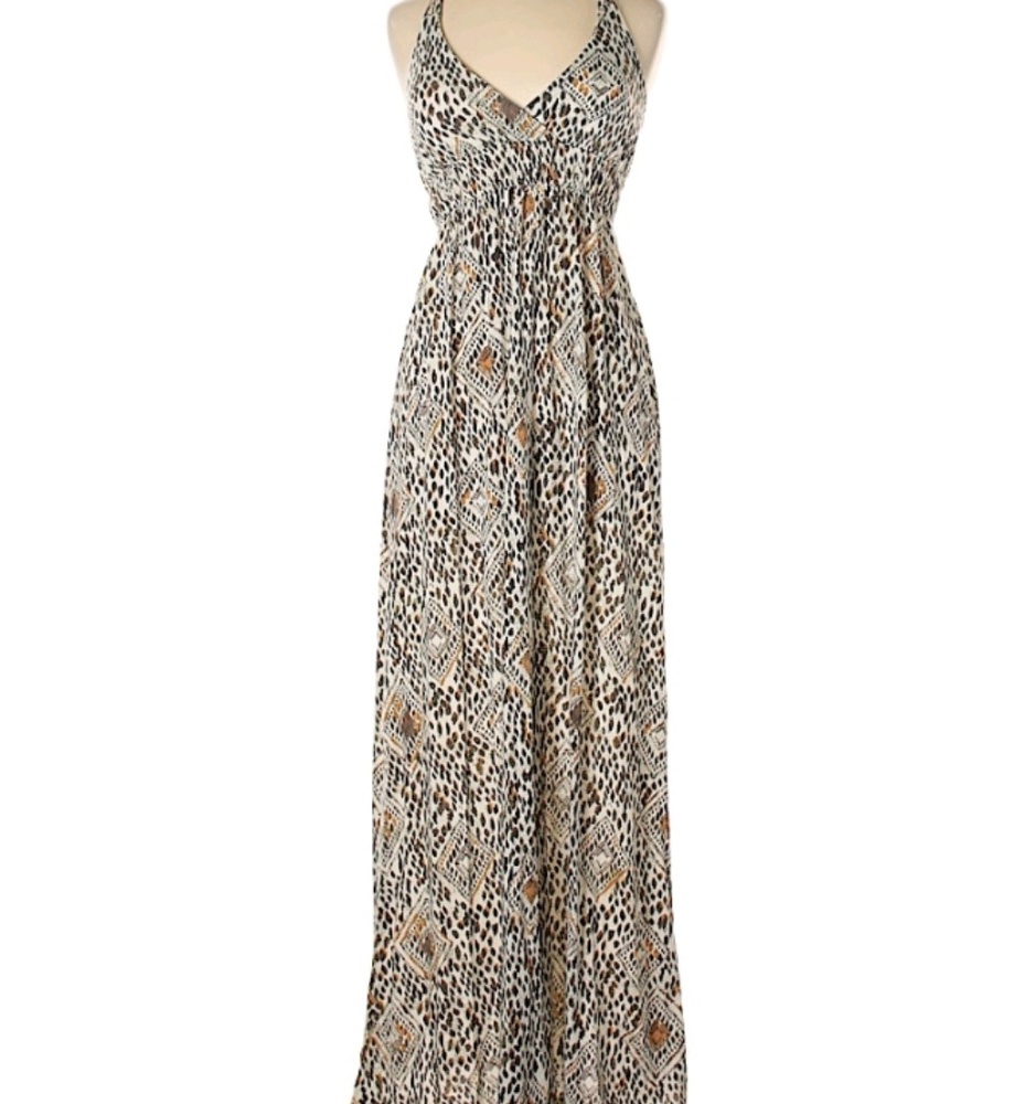 Long halter top style dress